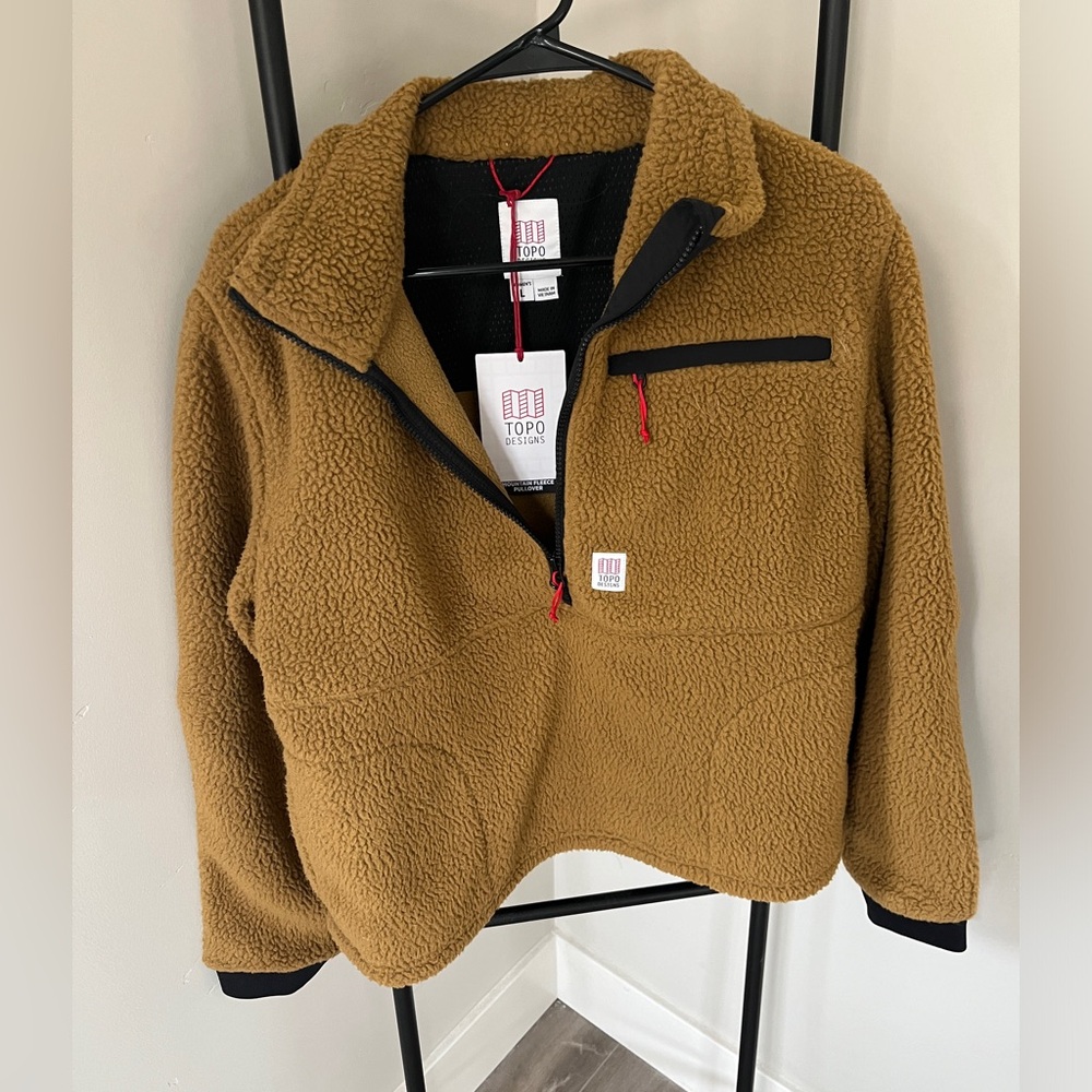 NWT Topo Designs Mountain Fleece Pullover - Women's